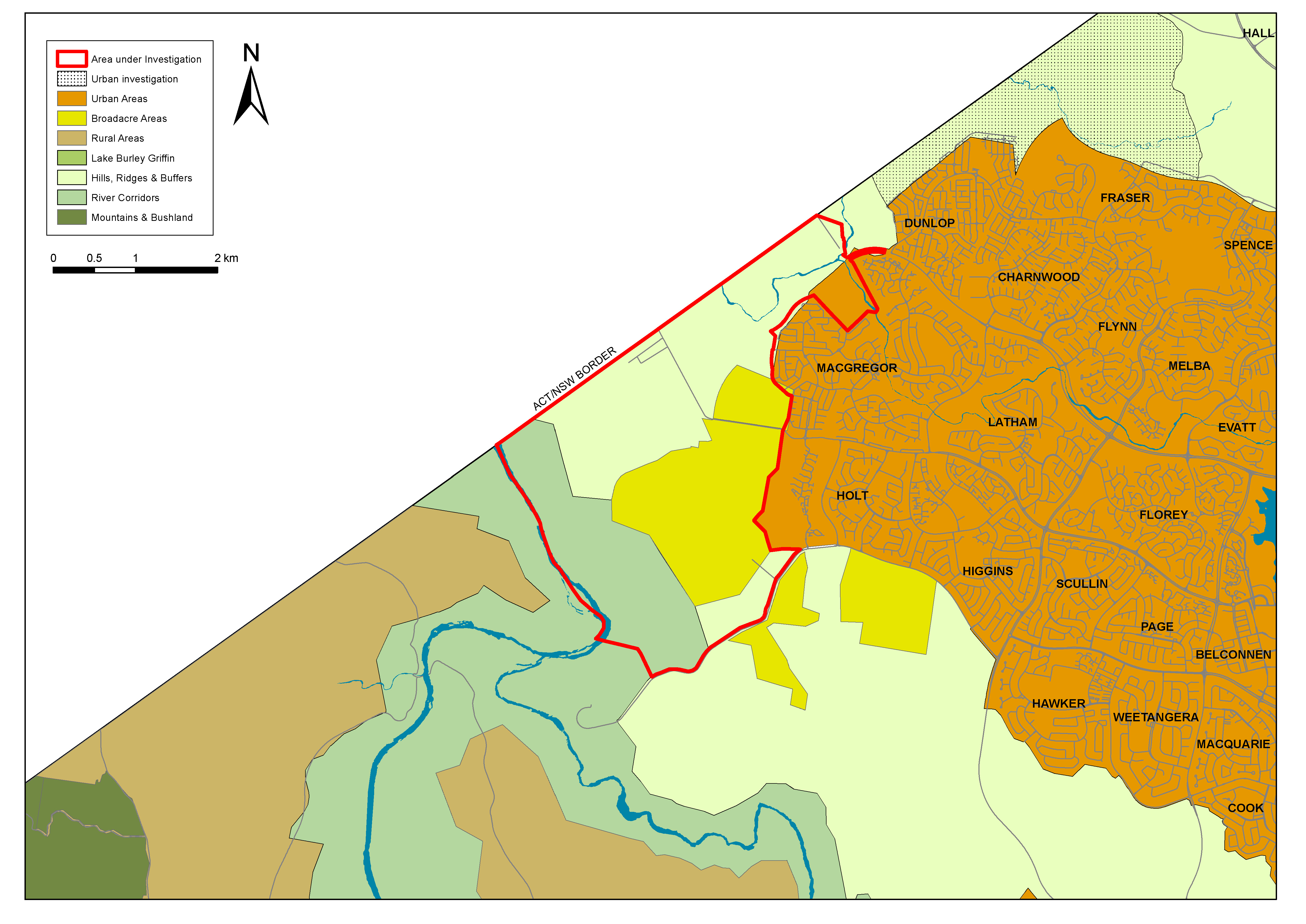 General Policy Plan of the National Capital Plan prior to DA 85