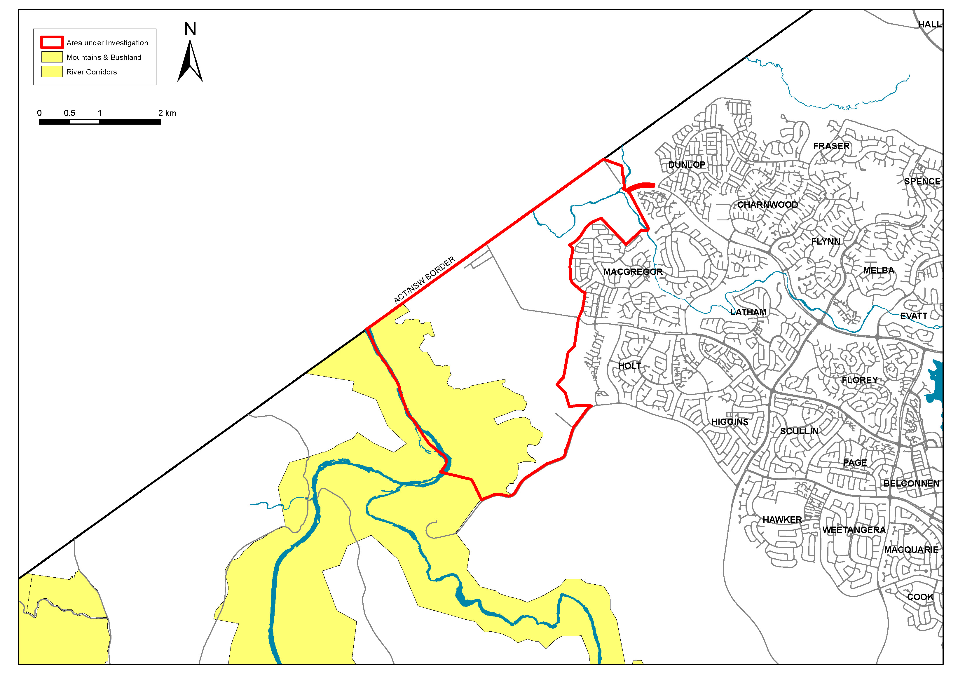 Special Requirements of the National Capital Plan proposed by DA 85