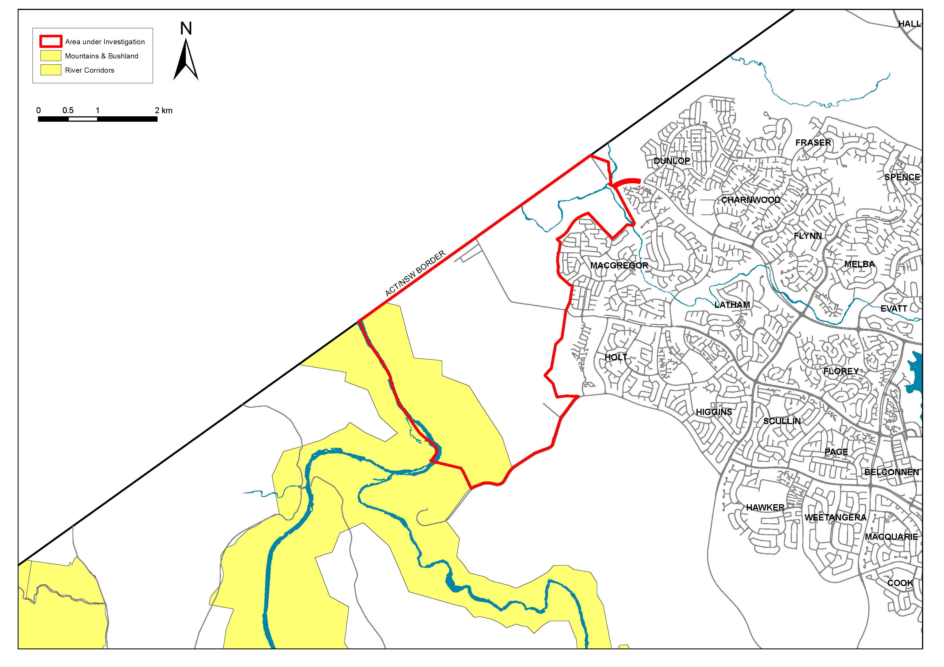 Special Requirements of the National Capital Plan prior to DA 85