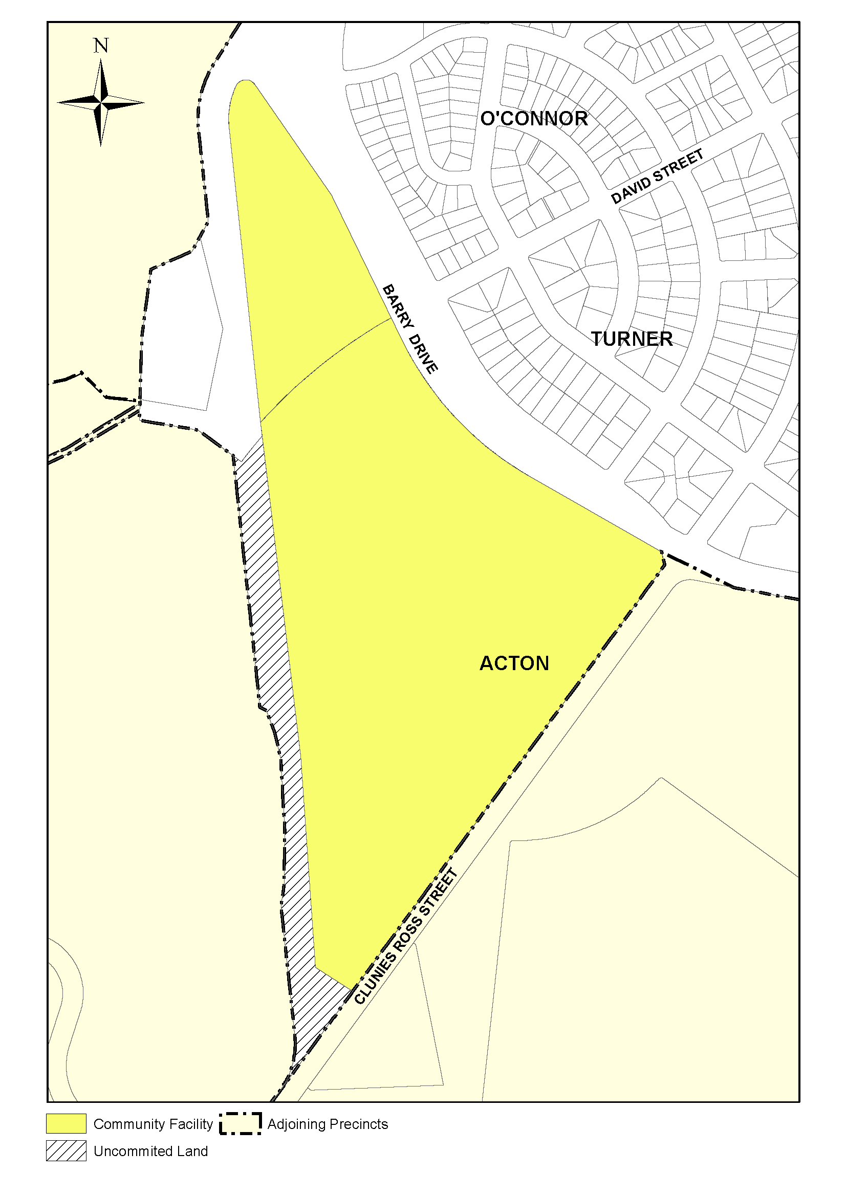 Figure 140 - Land use for the CSIRO (Black Mountain) Precinct