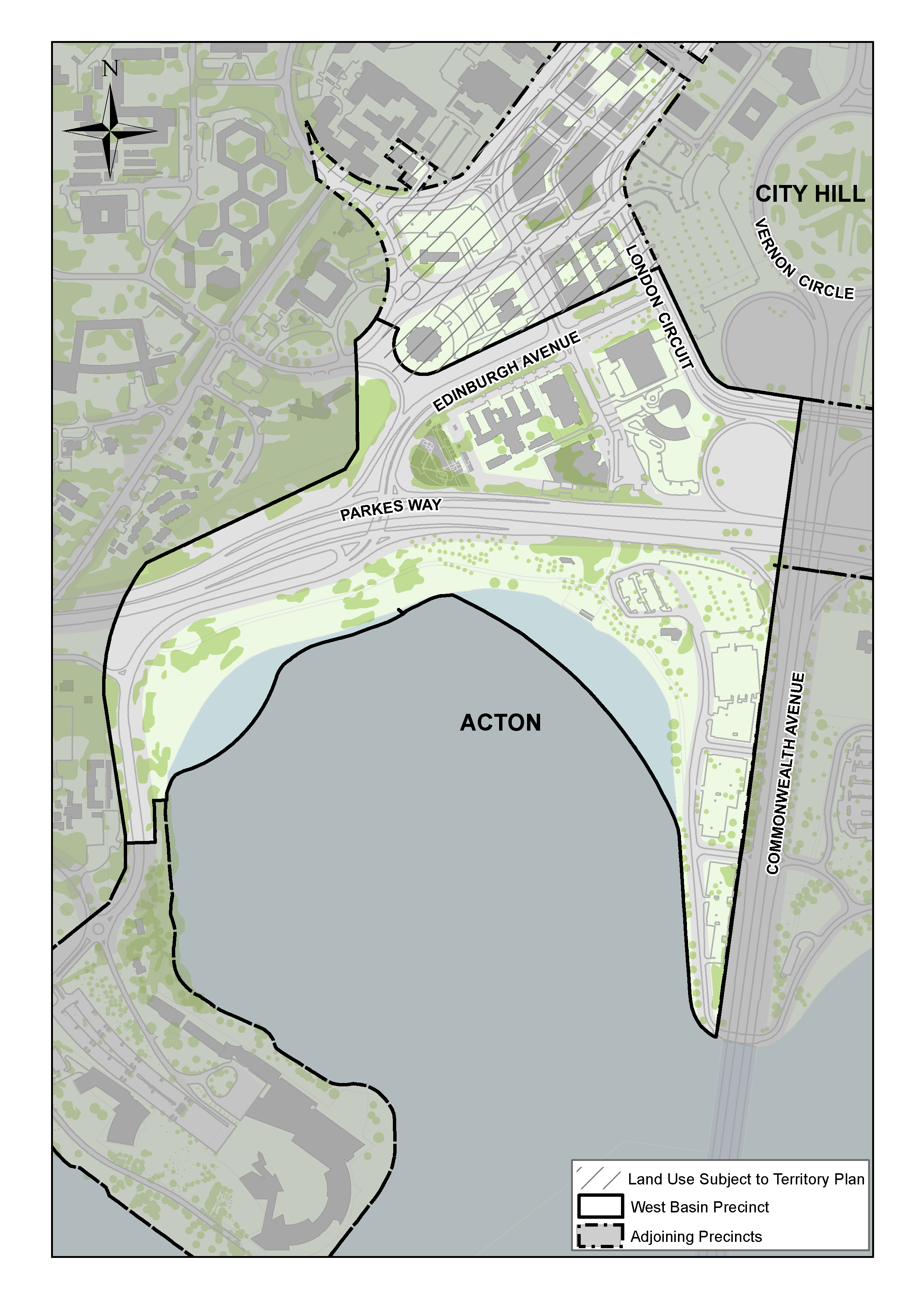 Figure 52 - West Basin Precinct location