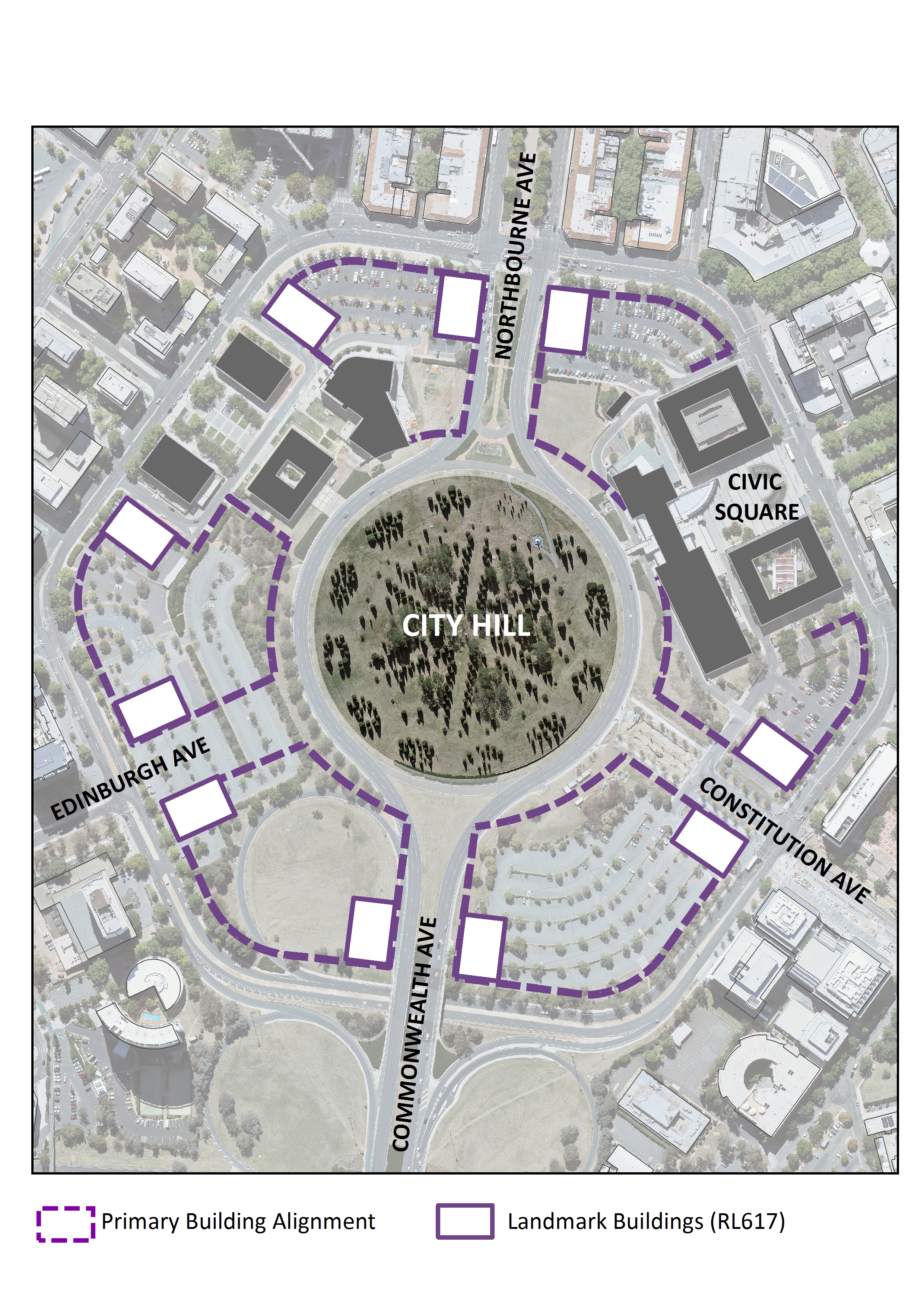 Alternative Figure 40 of the National Capital Plan proposed as part of Draft Amendment 87