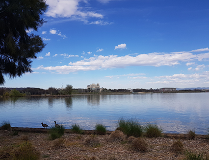 Central Basin of Lake Burley Griffin, Parkes, 2019