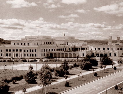 Old Parliament House back view, Parkes, 1920s