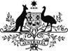 Australian Government Crest depicting kangaroo and emu