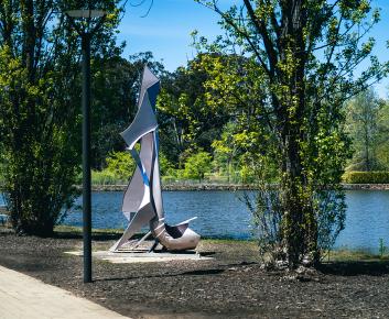 Resting Place of the Dragonfly, Commonwealth Park, Parkes.