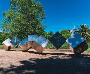 Tumbling Cubes, Margaret Timpson Park, Belconnen.