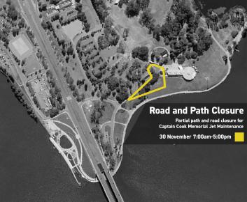 Map of Barrine Drive Temporary Closure