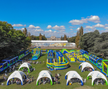 Vision of the Tuff Nutterz course from above